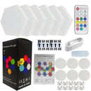 Luminária Hexagonal LED de Parede RGB